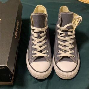 Dark Gray High Top Converse